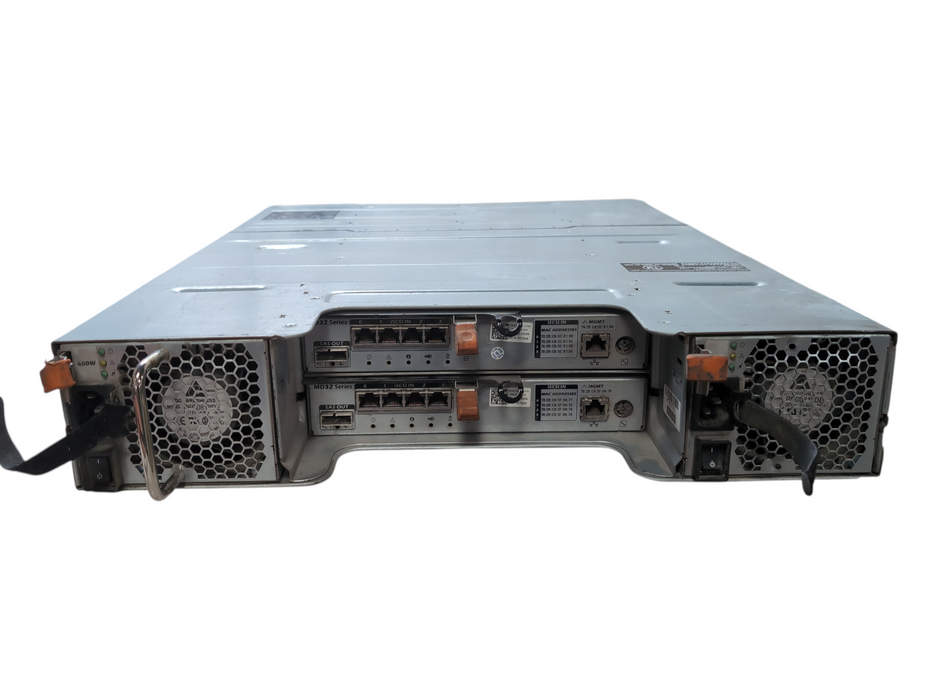 DELL POWERVAULT MD3200 w/ 2x 0770D8 4-Port RAID Controller Module