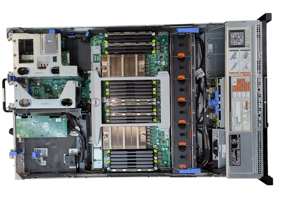 DELL PowerEdge R820 2.5" 2x E5-4650 v2 @ 2.4GHz 384GB DDR3 2x 1100W PSU No PERC