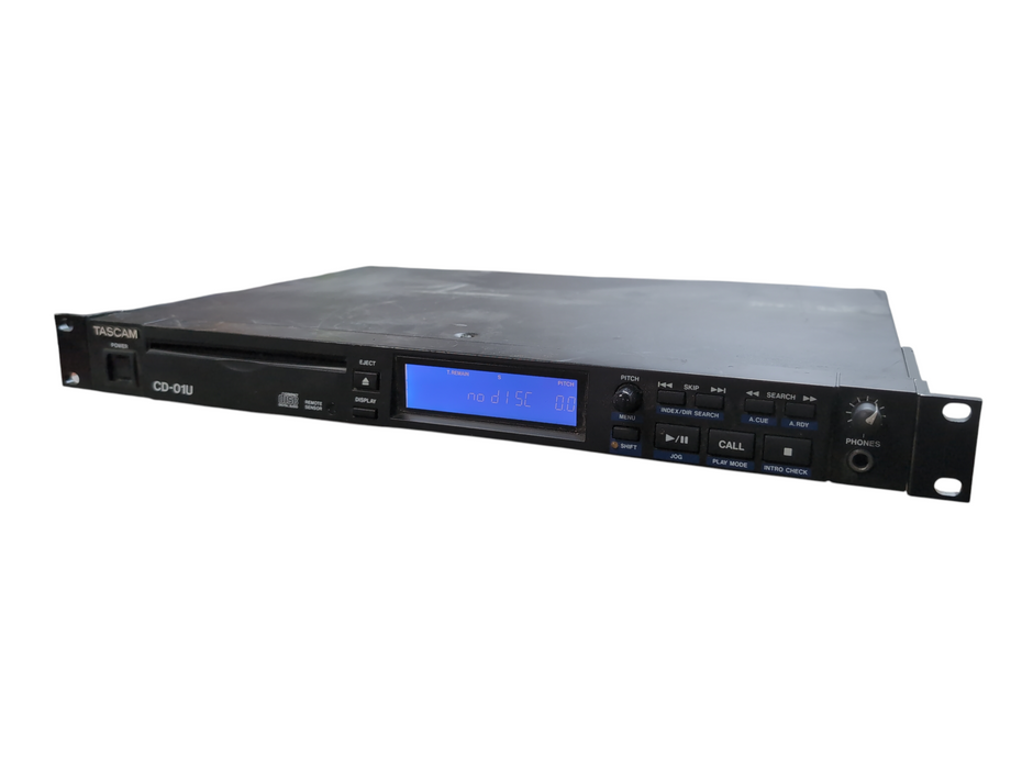 Tascam CD-01U Professional Rackmount CD Player, No Remote