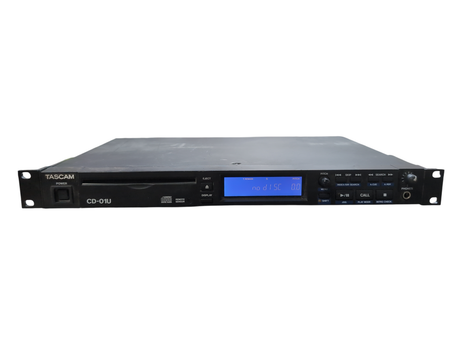 Tascam CD-01U Professional Rackmount CD Player, No Remote