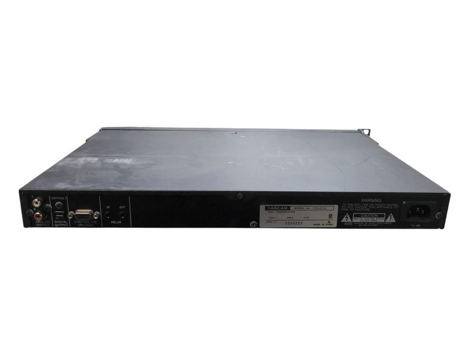 Tascam CD-01U Professional Rackmount CD Player, No Remote