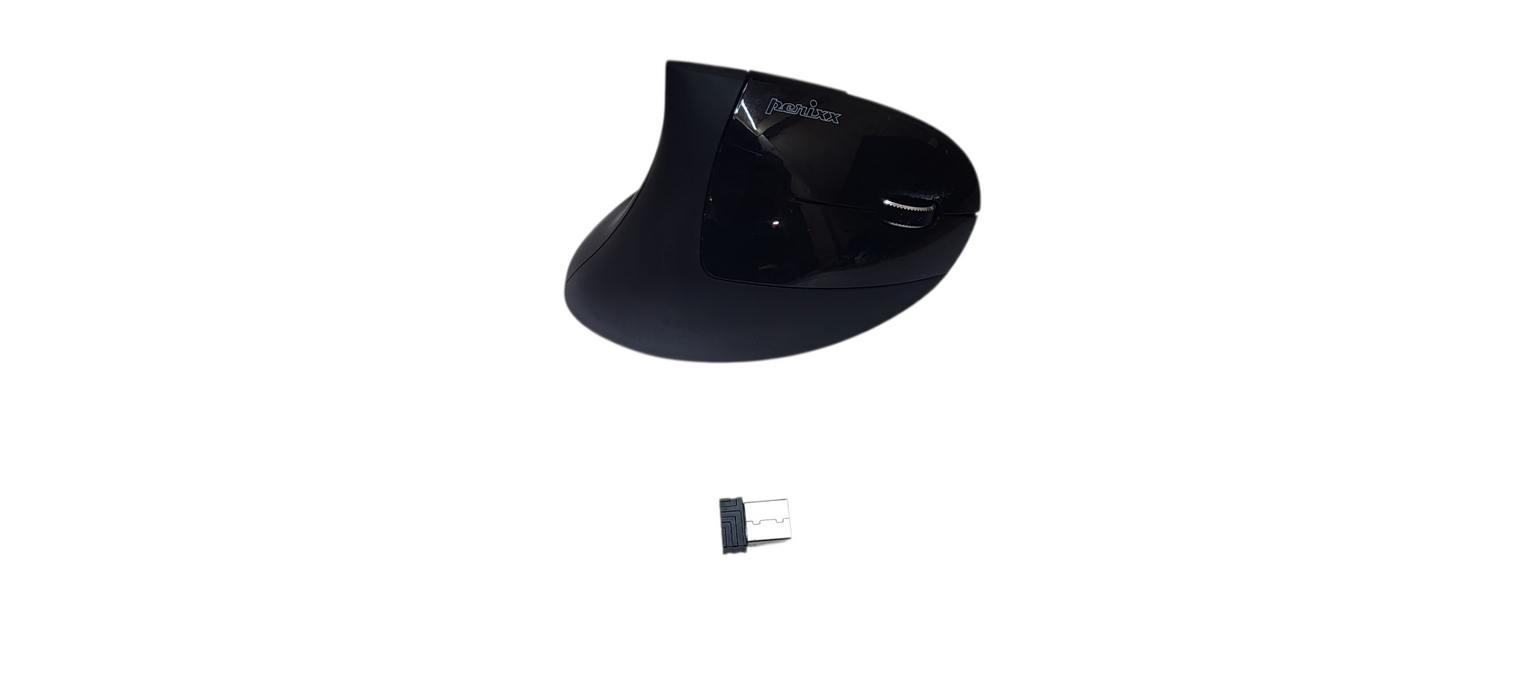 Perixx PERIMICE-813 TM137 Ergonomic Vertical Bluetooth Wireless Mouse W/ Case