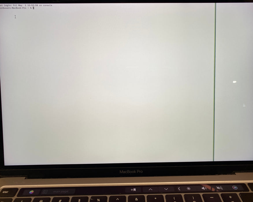 Apple MacBook Pro 13 2020 M1 16GB 256SSD Faulty LCD For Parts/Repair READ!