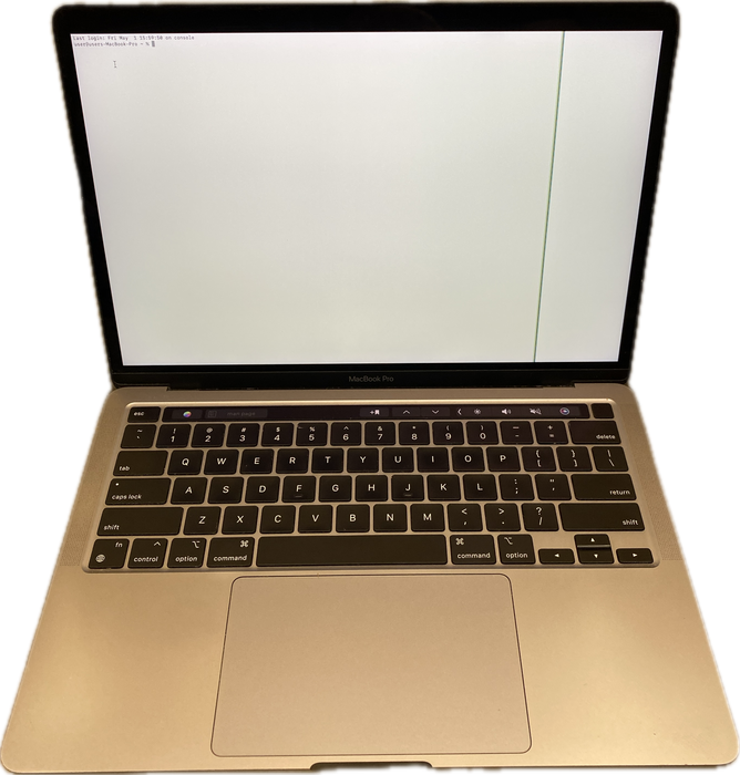 Apple MacBook Pro 13 2020 M1 16GB 256SSD Faulty LCD For Parts/Repair READ!