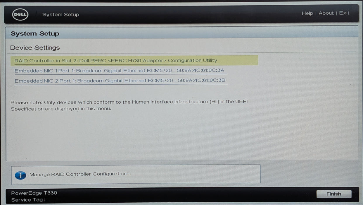Dell PE T330 8x3.5", Xeon E3-1240v6 3.70GHz, 16GB DDR4, H730, No HDD, 2x 495W
