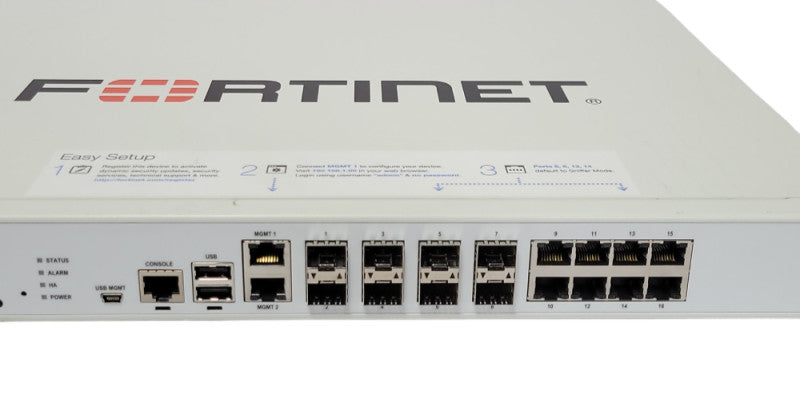 Fortinet Fortigate 500D FG-500D 8x 1GbE RJ45 + 8x 1GbE SFP Firewall Appliance _