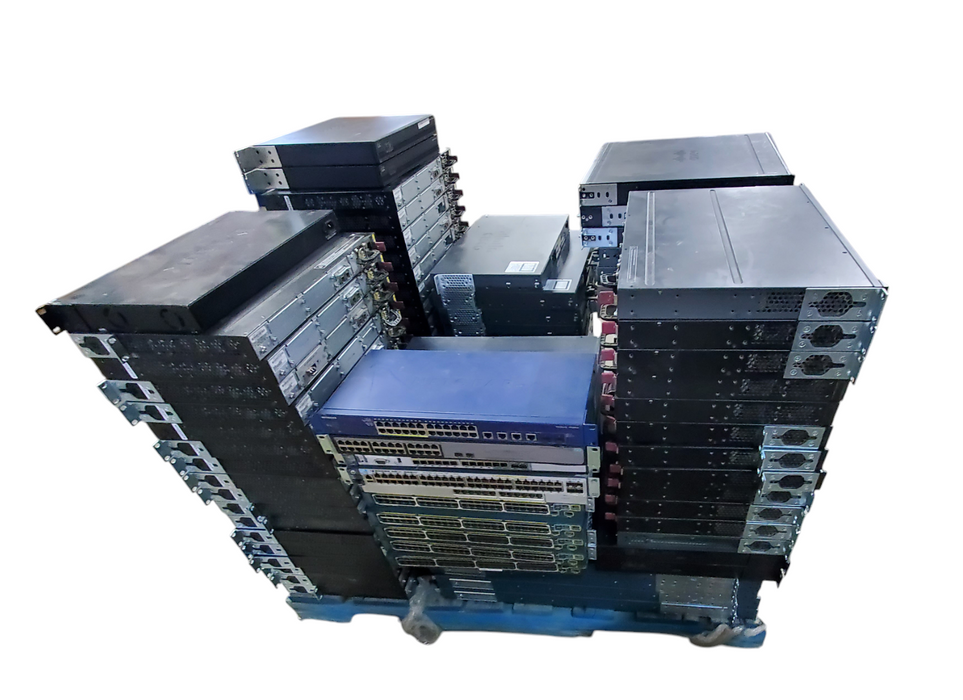Lot 100x Assorted Network Switches / Routers / Firewall