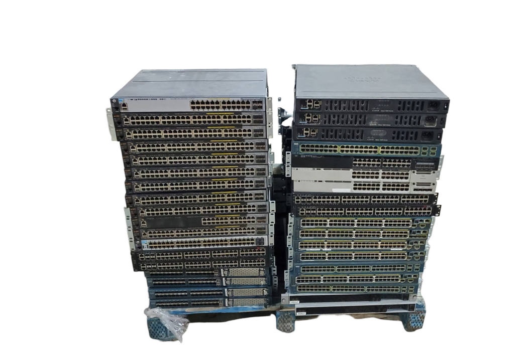 Lot 100x Assorted Network Switches / Routers / Firewall