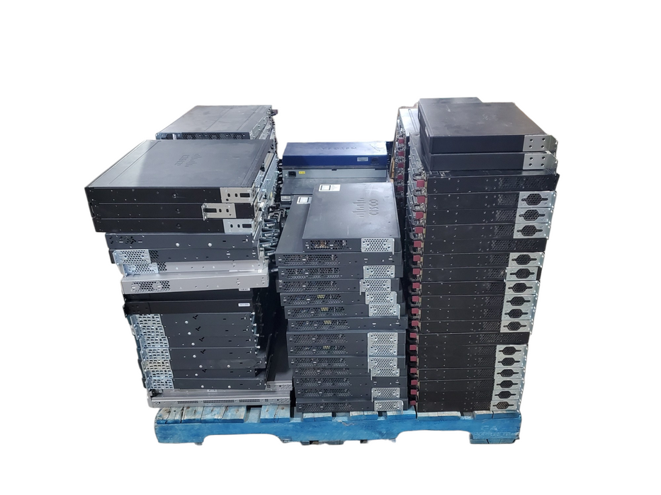 Lot 100x Assorted Network Switches / Routers / Firewall