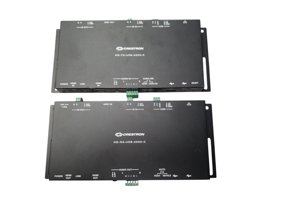 Crestron HD-TX-USB-2000-C / HD-RX-USB-2000-C Transmitter & Receiver *READ*