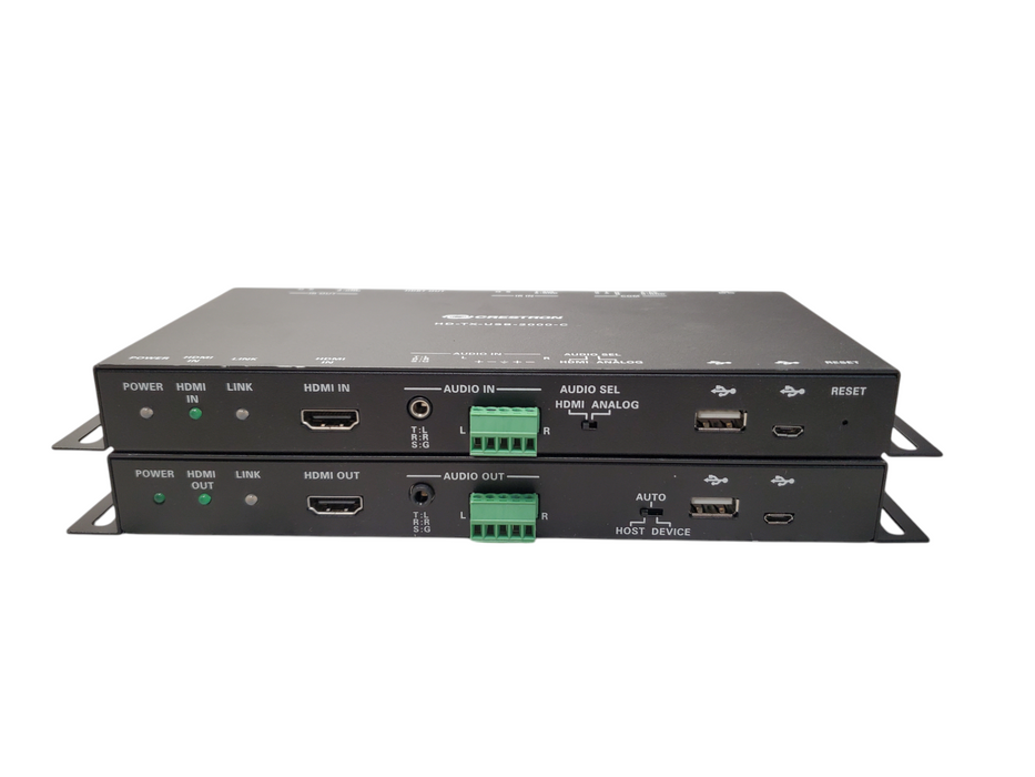 Crestron HD-TX-USB-2000-C / HD-RX-USB-2000-C Transmitter & Receiver *READ*