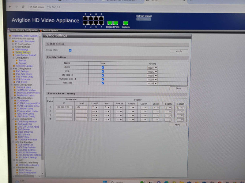 Avigilon VMA-AS3-8P4-NA 8TB 8-Port HD video appliance, READ _
