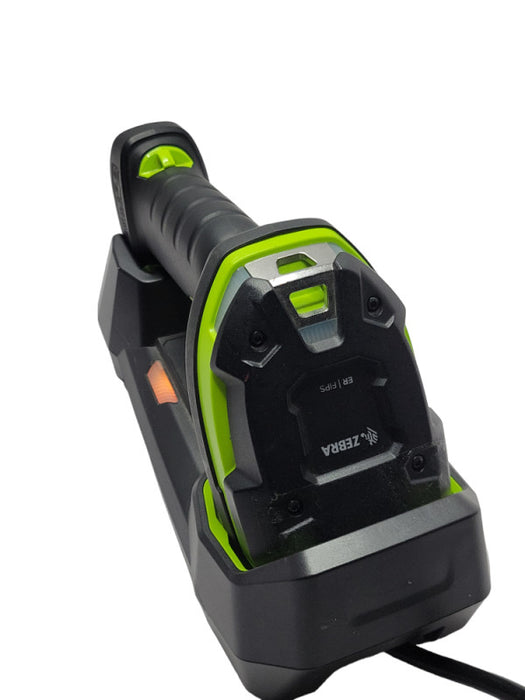Zebra Cordless Barcode Scanner DS3678-ER2F003VZWW w/ Cradle, READ _