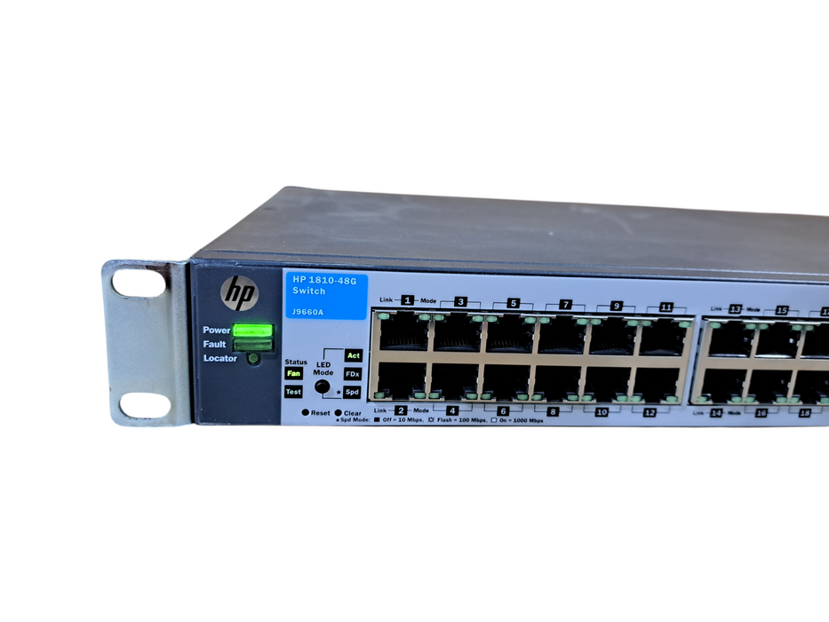 HP 1810-48G 48-Port Gigabit Rack-Mountable Managed Switch J9660A