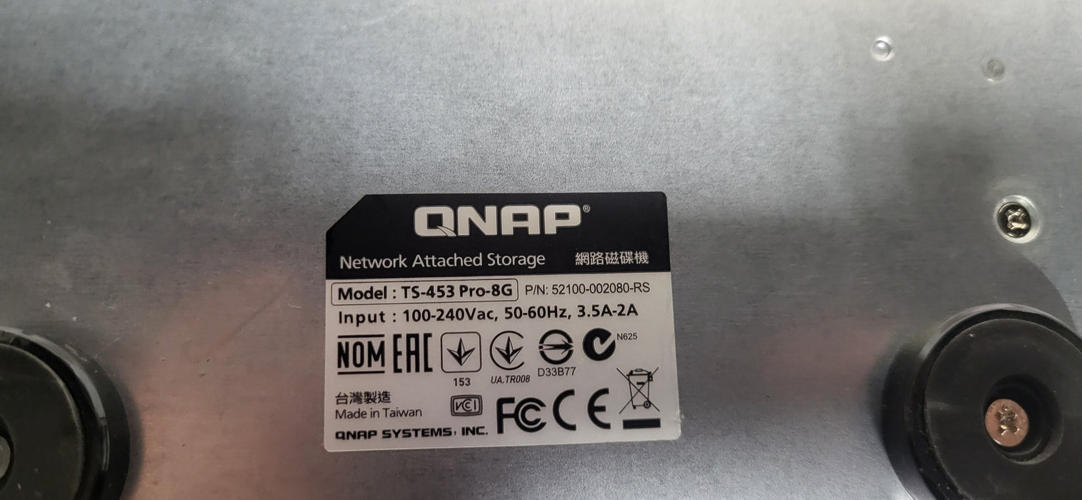 QNAP TS-453 PRO-8G 4 BAY NETWORK ATTACHED STORAGE