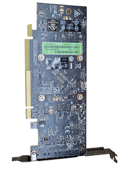 AMD Radeon Pro WX 3200 4GB GDDR5 Graphics Card, 4x mini–DP Cord