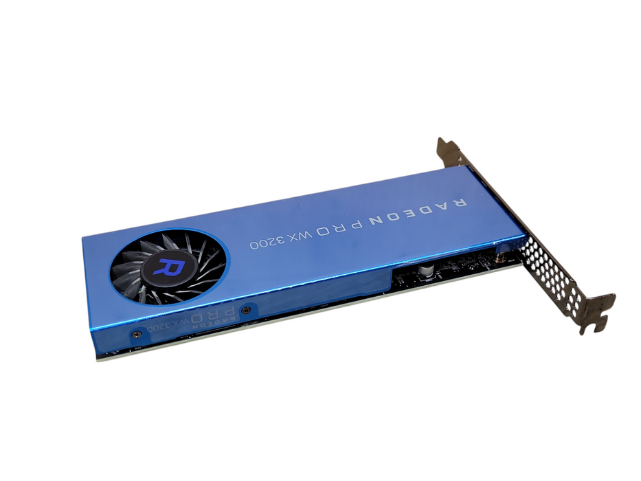 AMD Radeon Pro WX 3200 4GB GDDR5 Graphics Card, 4x mini–DP Cord