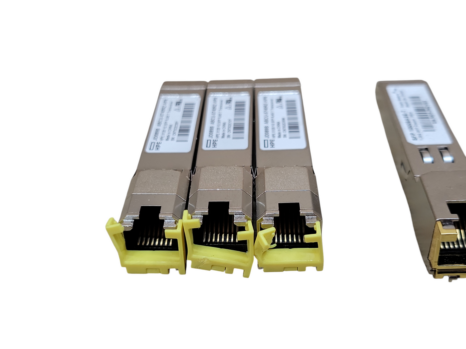 Lot of 8x Assorted brand 1G SFP RJ45 T Transceiver modules, READ
