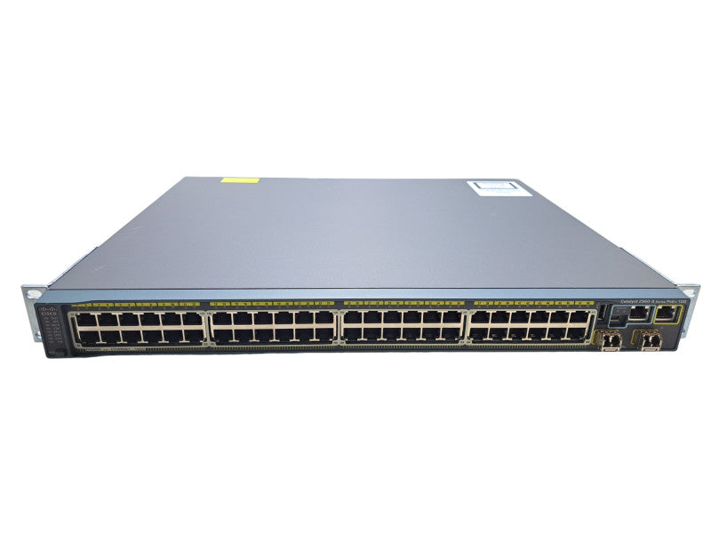 Cisco WS-C2960S-48FPD-L | 48-Port Gigabit PoE+ 740W Switch | 2x 10G SFP+