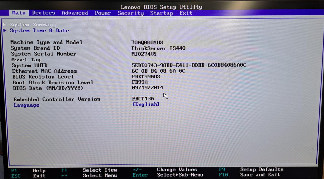 Lenovo ThinkServer TS440 | Xeon E3-1245 v3 @3.40GHz, 16GB RAM, 9240-8i RAID