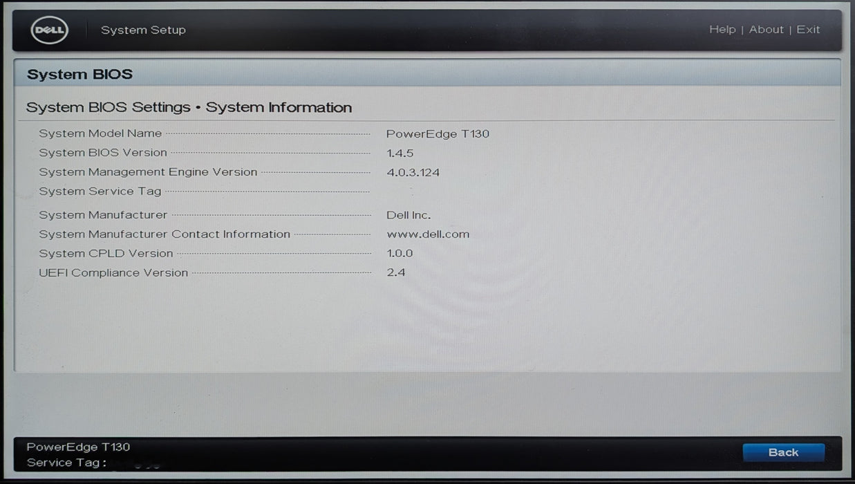 Dell PE T130, Xeon E3-1230v5 3.40GHz, 8GB DDR4, No RAID & HDD