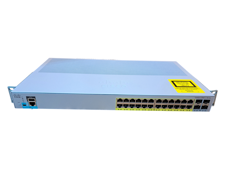 Cisco WS-C2960L-24PS-LL | 24-Port Gigabit PoE+ Silent Managed Switch *READ*