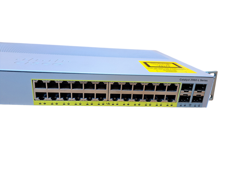 Cisco WS-C2960L-24PS-LL | 24-Port Gigabit PoE+ Silent Managed Switch *READ*