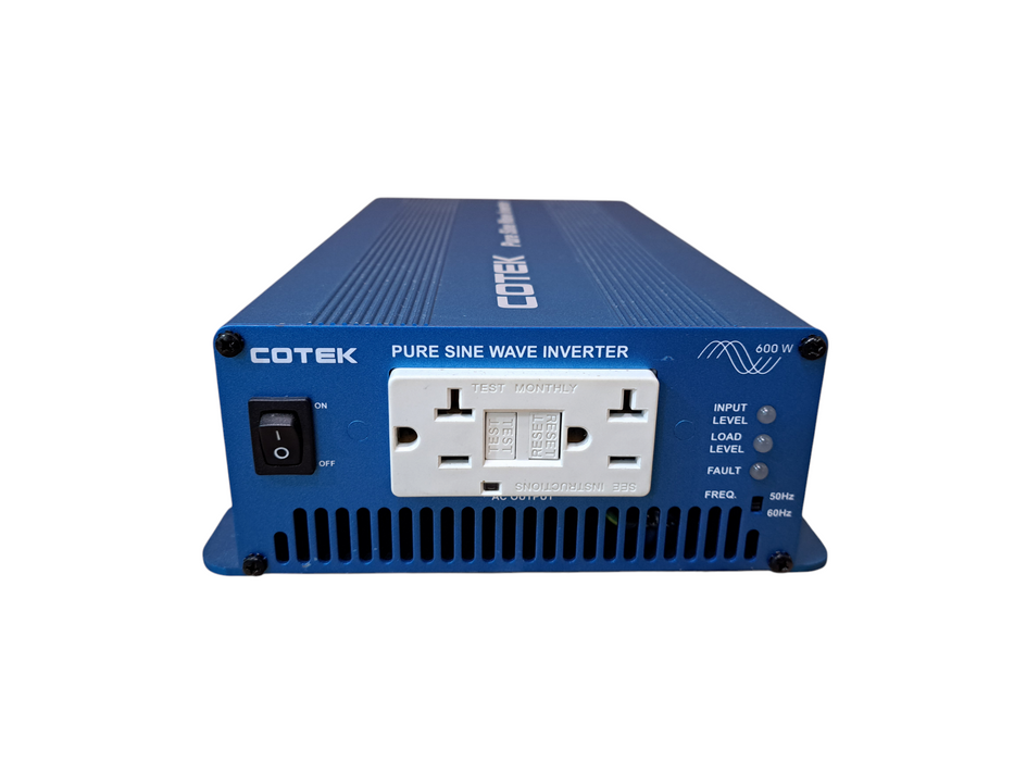 Cotek Pure Sine Wave Inverter 600W 15A S600-148