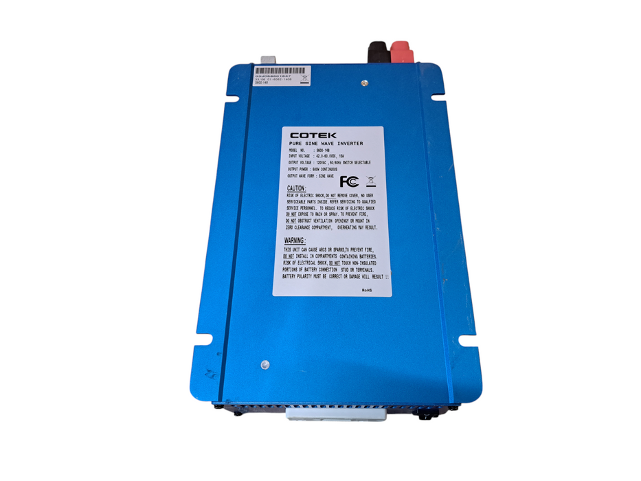 Cotek Pure Sine Wave Inverter 600W 15A S600-148