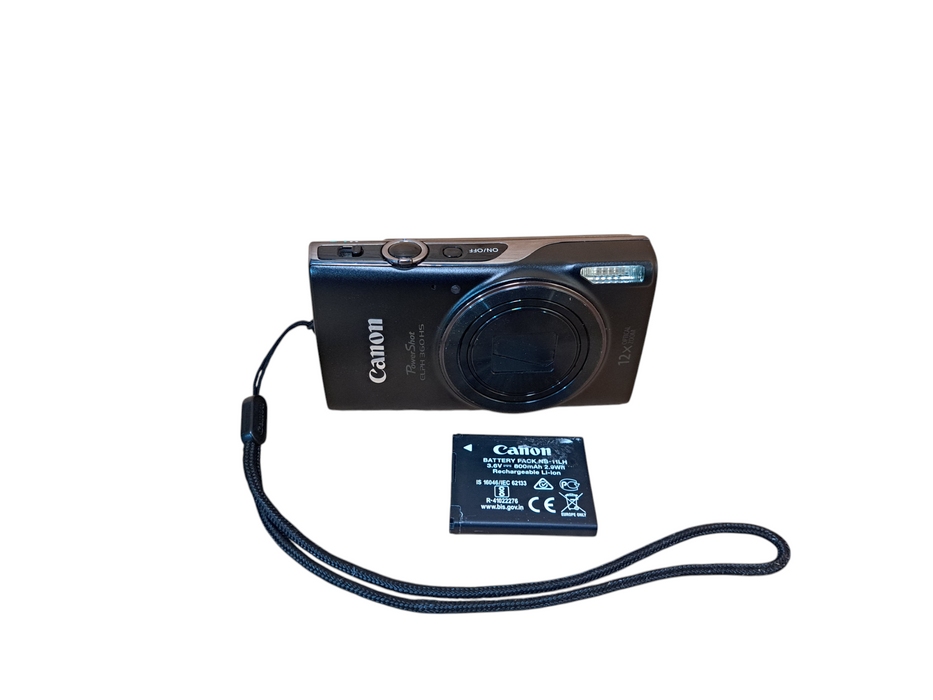 Canon PowerShot ELPH 360HS PC2293 Full HD Wi-Fi Digital Camera *READ*