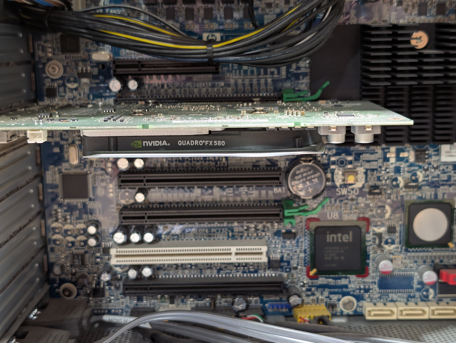 HP Z800 Workstation 2x Intel Xeon X5680 48GB RAM NVIDIA Quadro FX580