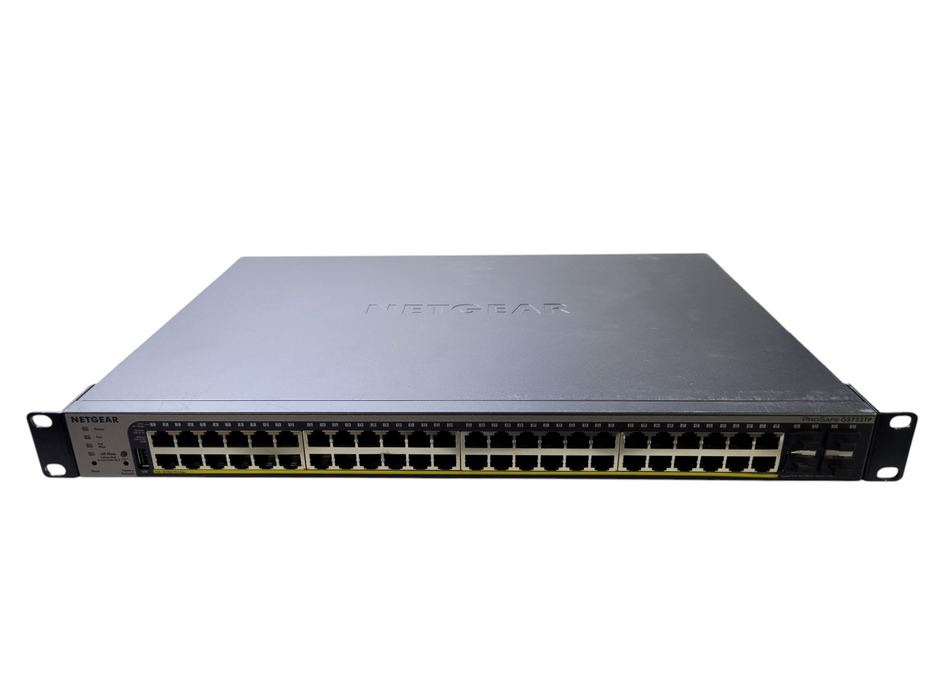 NETGEAR 48-Port Gigabit PoE+ Smart Managed Pro Switch w/4 SFP Ports (GS752TPv2)