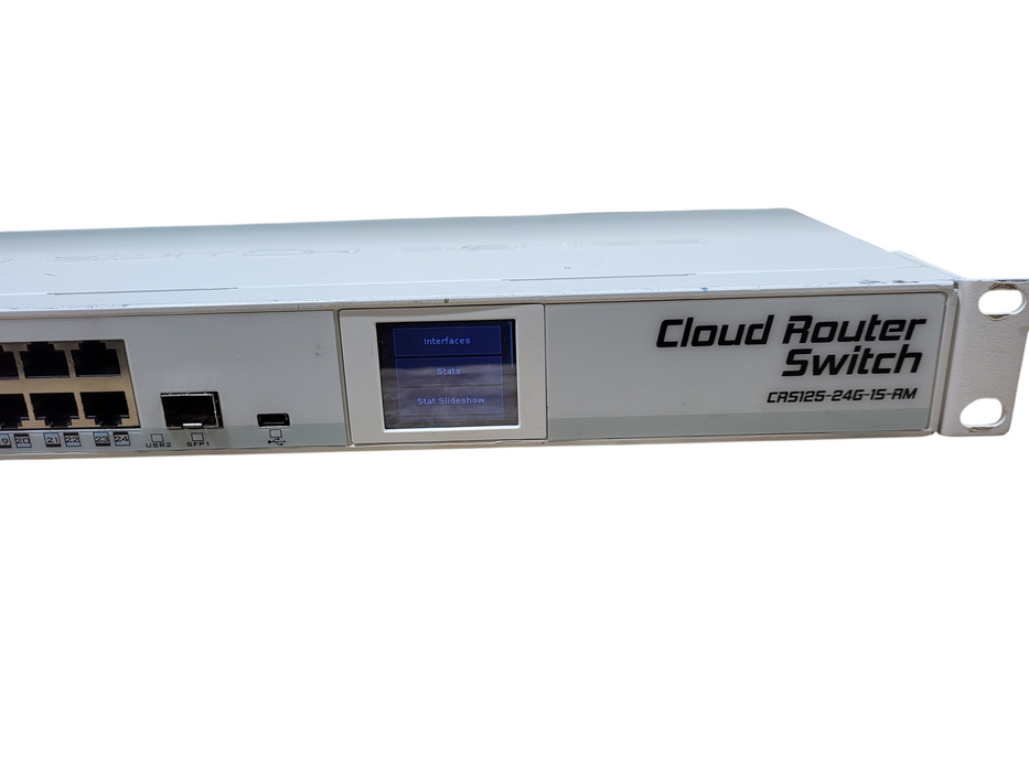 MikroTik CRS125-24G-1S-RM Cloud Router Switch No AC