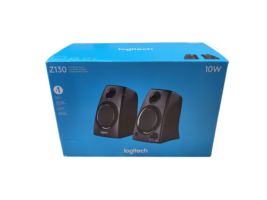Logitech Z130 Compact 2.0 Stereo Speakers 3.5mm Brand new