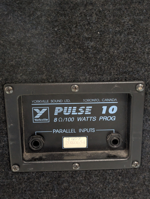 Pair of 2x Yorkville Pulse 10 8 Ohm 100 Watt Speakers