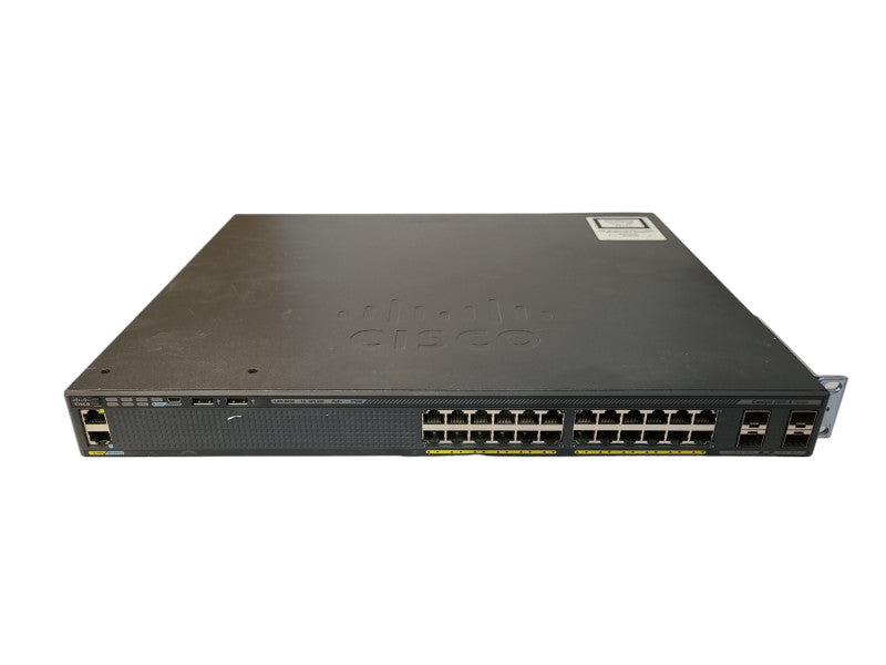 Cisco WS-C2960X-24PS-L | 24-Port Gigabit PoE+ 370W Switch, 4x SFP