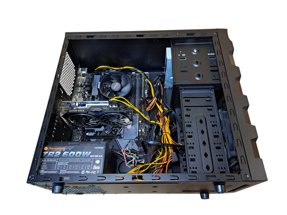 Custom PC | Asus PRIME B450-PLUS w/ Ryzen 5 2600, 16GB DDR4, GTX 750 Ti, 600W
