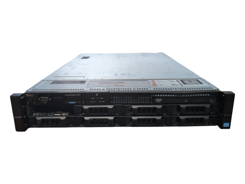 Dell PE R720 2U 8x3.5", 2x Xeon E5-2620 0 2.00GHz, 128GB DDR3, H310Mini, No HDD