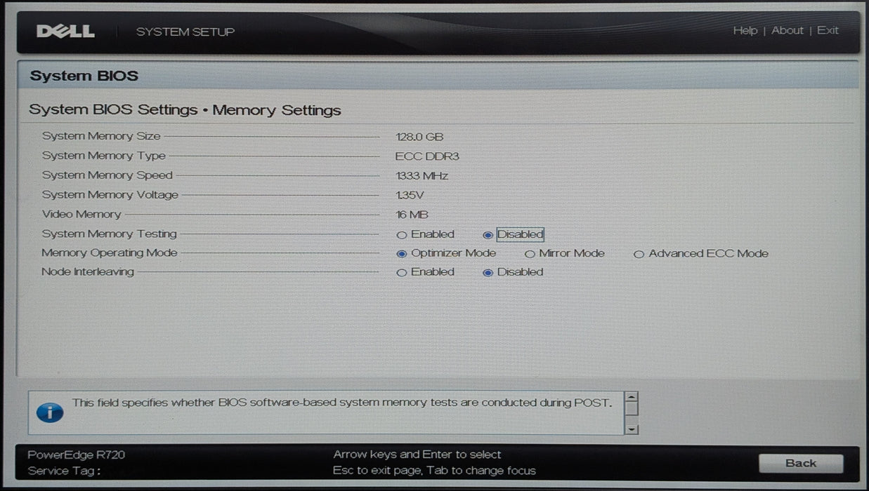 Dell PE R720 2U 8x3.5", 2x Xeon E5-2620 0 2.00GHz, 128GB DDR3, H310Mini, No HDD