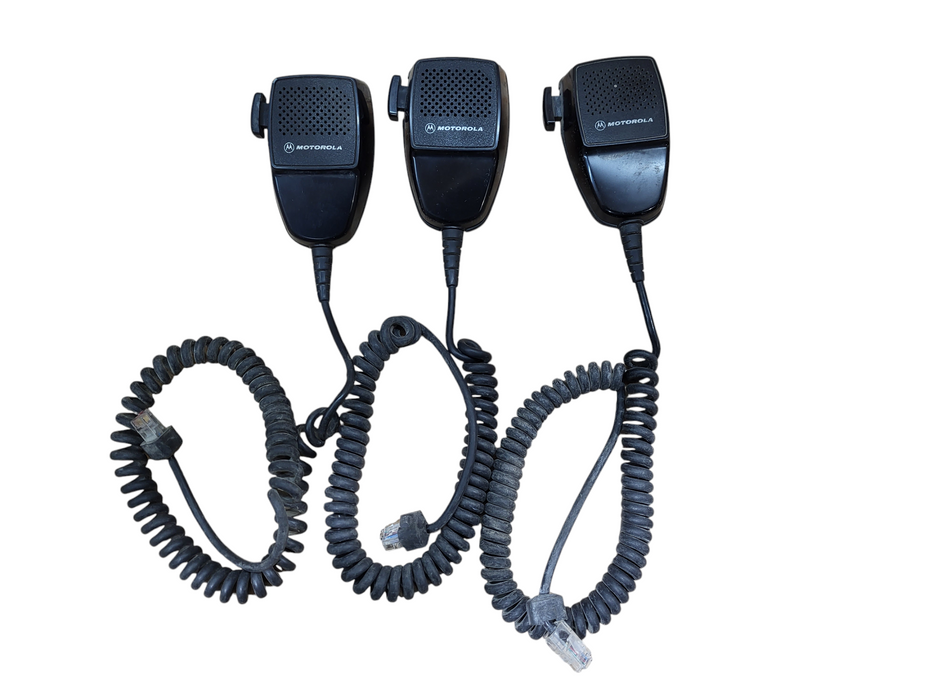 Lot of 3x Motorola HMN3596A Speaker Mic for Motorola Mobile Radios