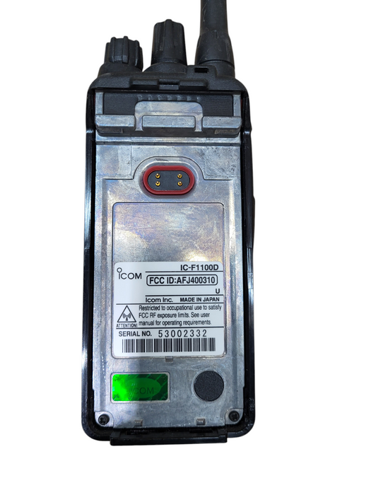 Icom F1100D IDAS Digital Two Way Radio w/ AC, Charge cradle