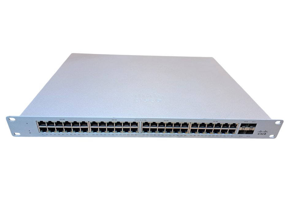 Cisco Meraki MS120-48LP-HW 48-Port Gigabit PoE+ Managed Switch | UNCLAIMED