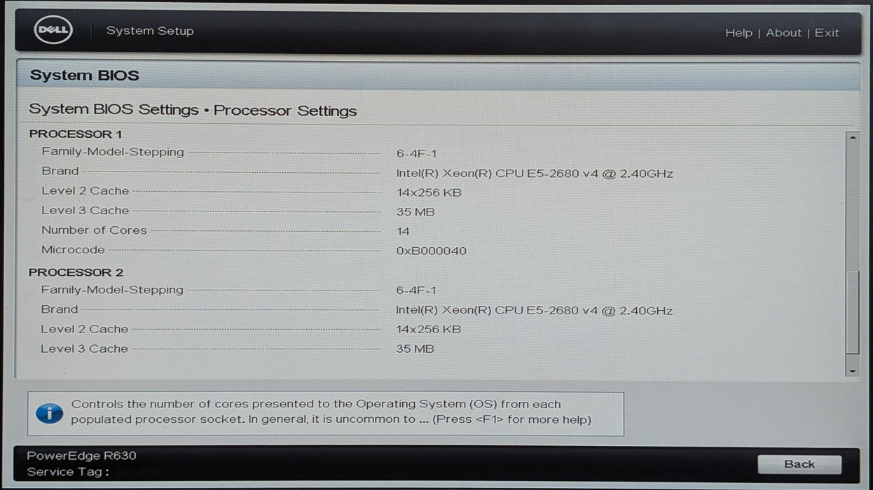 Dell PE R630 1U 8x2.5", 2x Xeon E5-2680v4 2.40GHz, 16GB DDR4, H730 Mini, No HDD