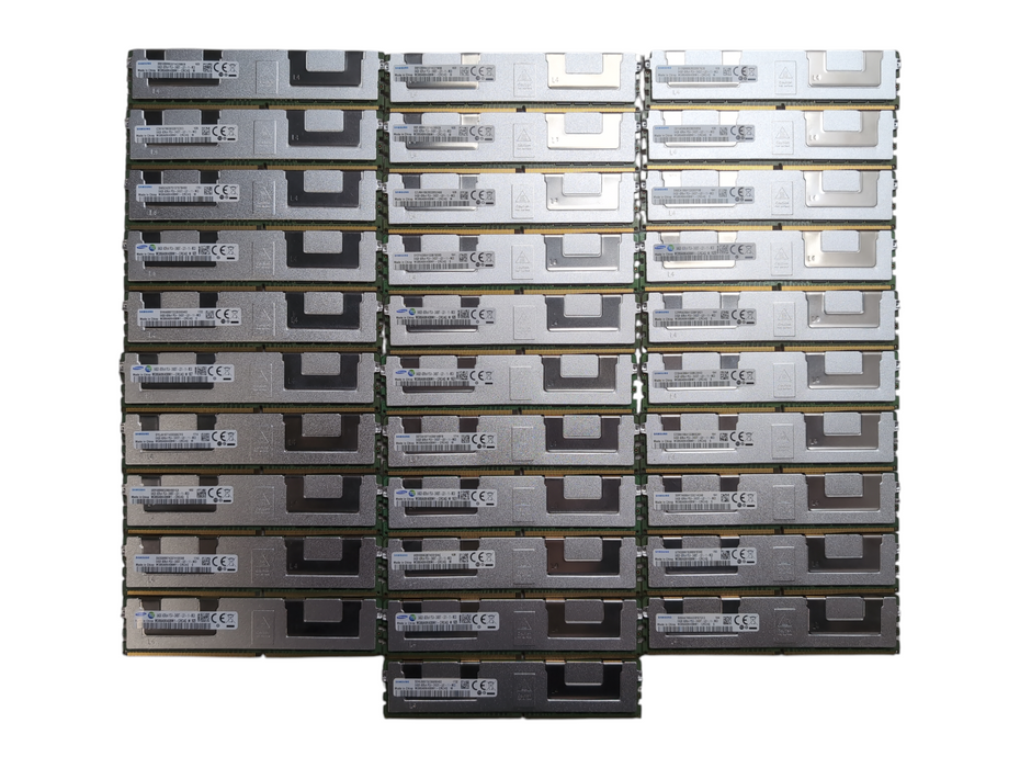 Lot of 31x Samsung 64GB 4DRx4 PC4-2400T Server RAM Memory