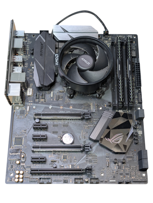 ASUS STRIX B350-F Gaming AMD Ryzen 5 5600X 16GB RAM Motherboard Combo