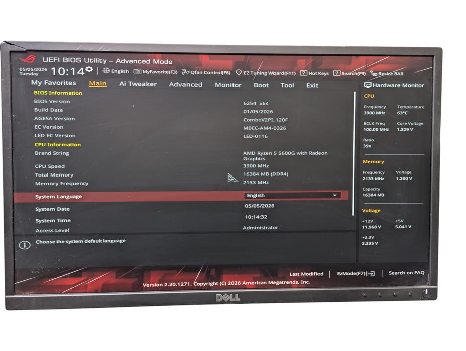 ASUS STRIX B350-F Gaming AMD Ryzen 5 5600X 16GB RAM Motherboard Combo