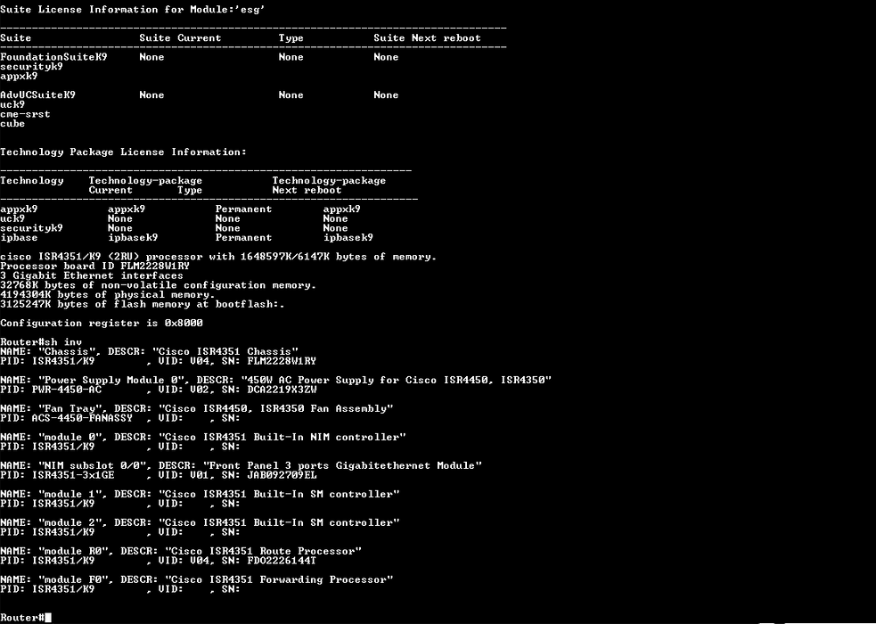 Cisco ISR4351/K9 V04 | Gigabit Integrated Services Router