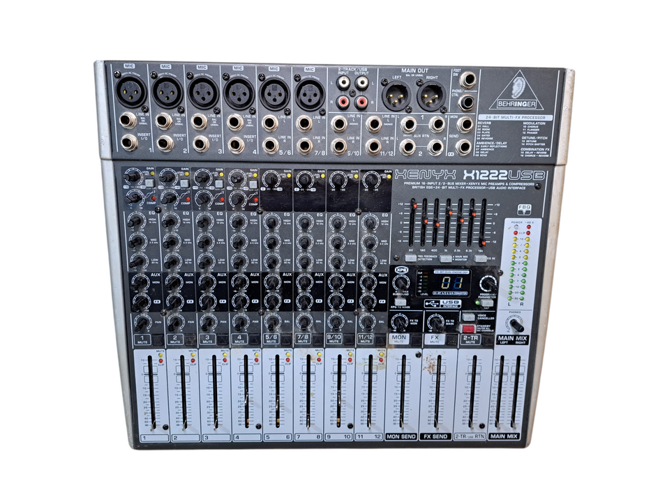 BEHRINGER XENYX X1222USB 12 Channel Mixer *READ*