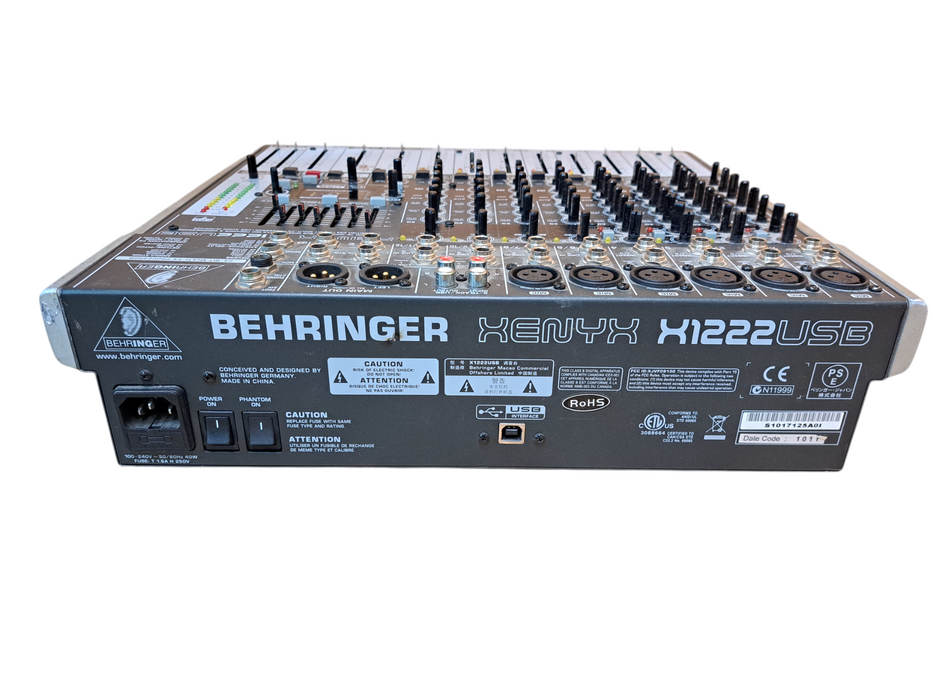 BEHRINGER XENYX X1222USB 12 Channel Mixer *READ*