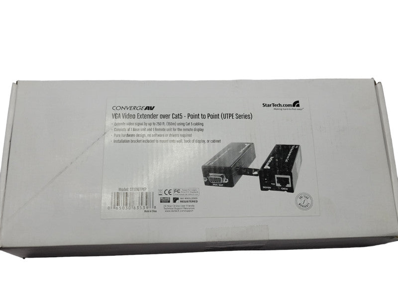 Startech ConvergeAV VGA Extender over Cat5e Point to point ST121UTPEP _